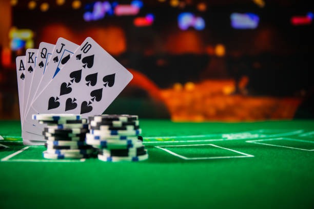 Live dealer studio interface at gateng Joker Gaming showing real-time card play